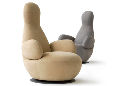 OPPO - Swivel armchair with armrests _ Blå Station