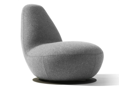 OPPO - Swivel upholstered armchair _ Blå Station