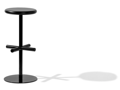 OXO - High steel barstool with footrest _ Blå Station