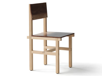 RÖHSSKA - Beech chair with footrest _ Blå Station