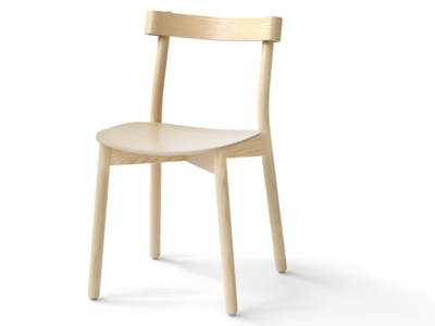 STILL LIFE - Stackable birch chair open back _ Blå Station