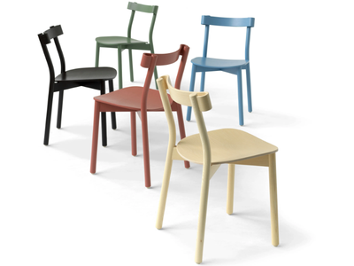 STILL LIFE - Wood veneer chair _ Blå Station