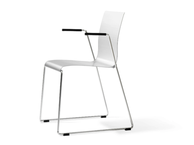 STING - Sled base chair with armrests _ Blå Station