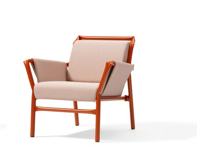 SUPERKINK - Upholstered armchair with armrests _ Blå Station