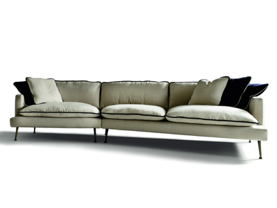 ISLAND - Modular sectional fabric sofa _ Black Tie
