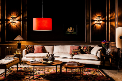 ISLAND - Sectional fabric sofa _ Black Tie