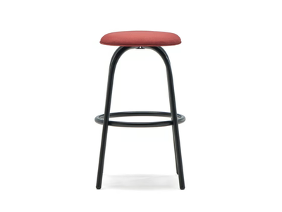 BOWLER - High fabric stool with footrest _ Blasco&Vila