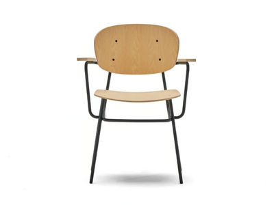FOSCA - Ash chair with armrests _ Blasco&Vila