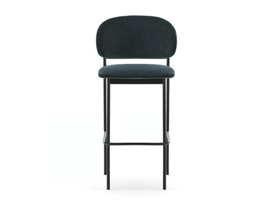 RC METAL - High velvet stool with footrest _ Blasco&Vila