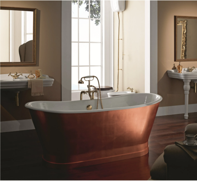 ANTICA COPPER - Freestanding copper bathtub _ BLEU PROVENCE