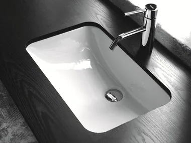 BP007 - Undermount rectangular ceramic washbasin _ BLEU PROVENCE