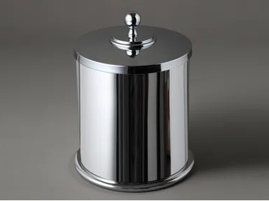CLASSIC - Chromed brass bathroom waste bin _ BLEU PROVENCE