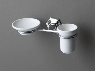 LUX - Ceramic soap dish / toothbrush holder _ BLEU PROVENCE