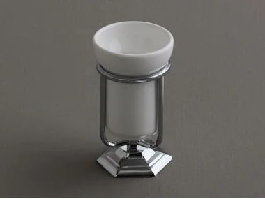 LUX - Countertop ceramic toothbrush holder _ BLEU PROVENCE