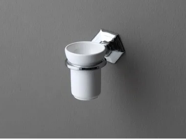 LUX - Wall-mounted ceramic toothbrush holder _ BLEU PROVENCE