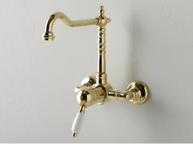 RK06 - 2 hole wall-mounted washbasin mixer _ BLEU PROVENCE