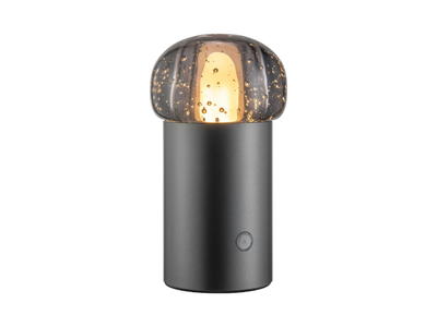 IRIS - LED glass and aluminium Outdoor table lamp cordless _ blomus
