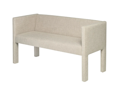 SITTA - Upholstered fabric bench with back _ blomus