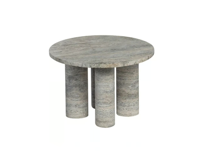 VOLOS - Round travertine coffee table _ blomus