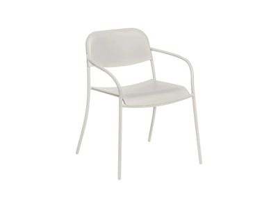 YUA - Steel garden chair with armrests _ blomus