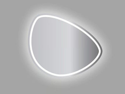 CALIMA - Wall-mounted bathroom mirror with integrated lighting _ Blubbain