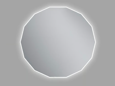 GLAM - Wall-mounted mirror with integrated lighting _ Blubbain