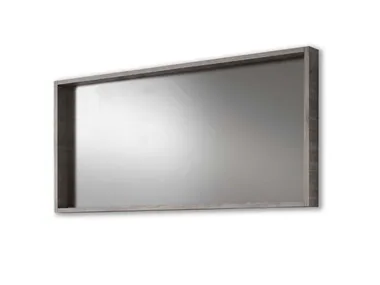JAZMIN - Wall-mounted bathroom mirror with shelf _ Blubbain