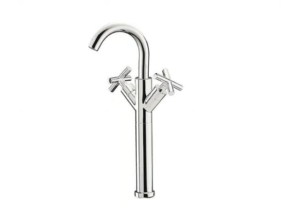 MARINET - High washbasin mixer with individual rosettes _ Blubbain