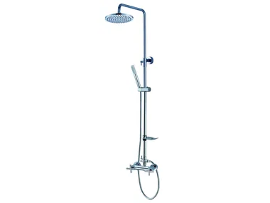 MARINET - Wall-mounted shower panel with hand shower _ Blubbain