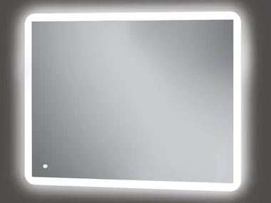 NEIL - Rectangular bathroom mirror with integrated lighting _ Blubbain