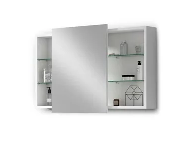 SINGEN - Bathroom mirror with cabinet _ Blubbain