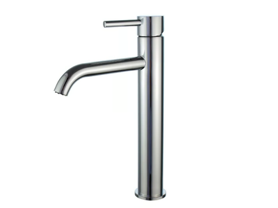 TRENTO - High single handle countertop washbasin mixer _ Blubbain