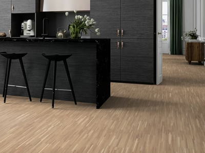 FINELINE OAK WHITE - 3 layers oak parquet _ BOEN