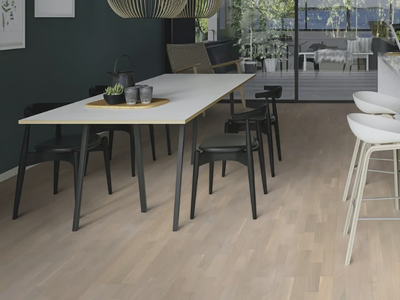 TOLDA DI NAVE OAK CONCERTO WHITE - 3 layers oak parquet _ BOEN
