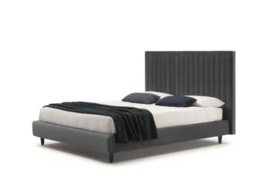 CLAY MEDIUM - Upholstered double bed with high headboard _ Bolzan