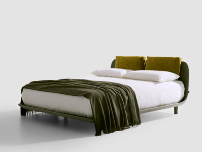 TATA - Leather double bed _ Bolzan