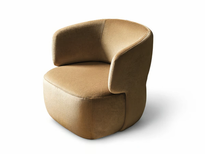 DOGE - Fabric armchair with armrests _ Bonaldo