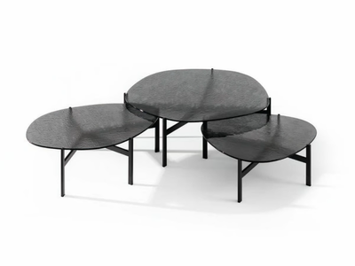 FLAC - Tempered glass coffee table _ Bonaldo