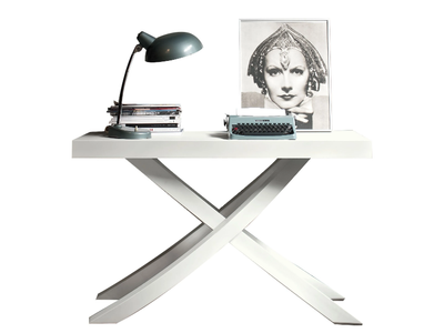 ARTISTICO - Extending steel and wood console table _ Bontempi Casa