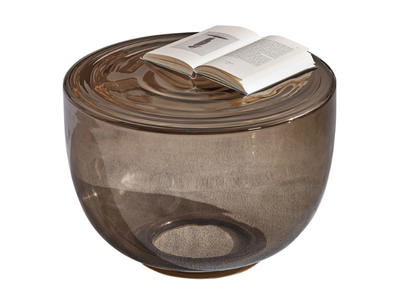 H2O - Round blown glass coffee table _ Bontempi Casa