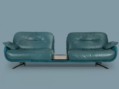 AYTON - 2 seater leather sofa _ Borzalino