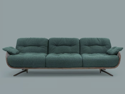 AYTON - 3 seater fabric sofa _ Borzalino