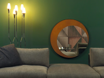 ECLIPSE - Round wall-mounted mirror _ Borzalino