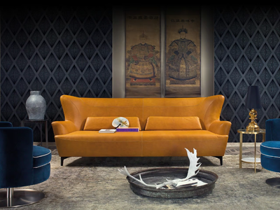 HARMONY - 3 seater leather sofa _ Borzalino