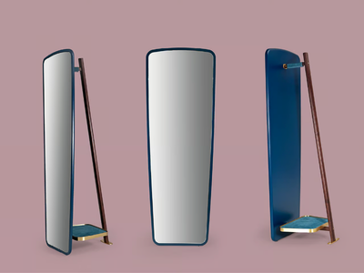 LEO - Freestanding framed mirror _ Borzalino