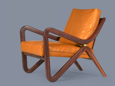 TAYLOR - Leather armchair with armrests _ Borzalino
