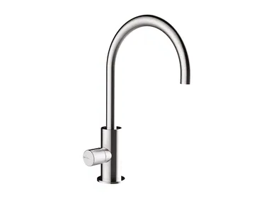 NOBU - INOX AISI 316L - High stainless steel washbasin mixer _ Bossini