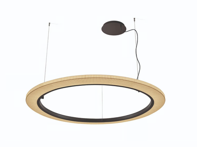 RODA S/150 - LED aluminium pendant lamp _ BOVER