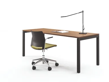 GATE - Sectional rectangular wenge office desk _ Bralco