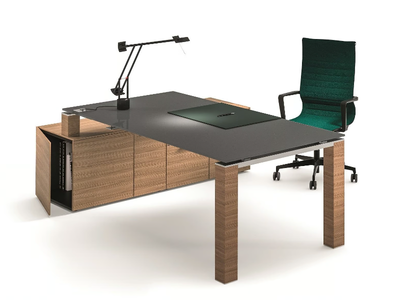 JET - Office desk with shelves _ Bralco
